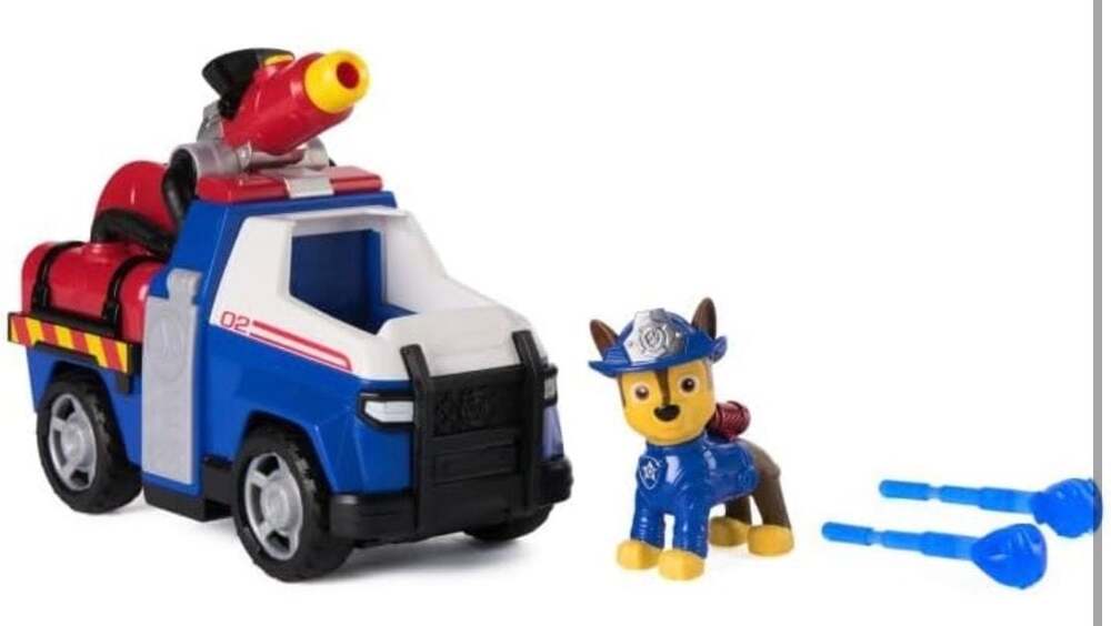 PAW Patrol Fire Rescue Chase Rescue Fire Cruiser with Figure and Projectile Laun - Picture 4 of 5